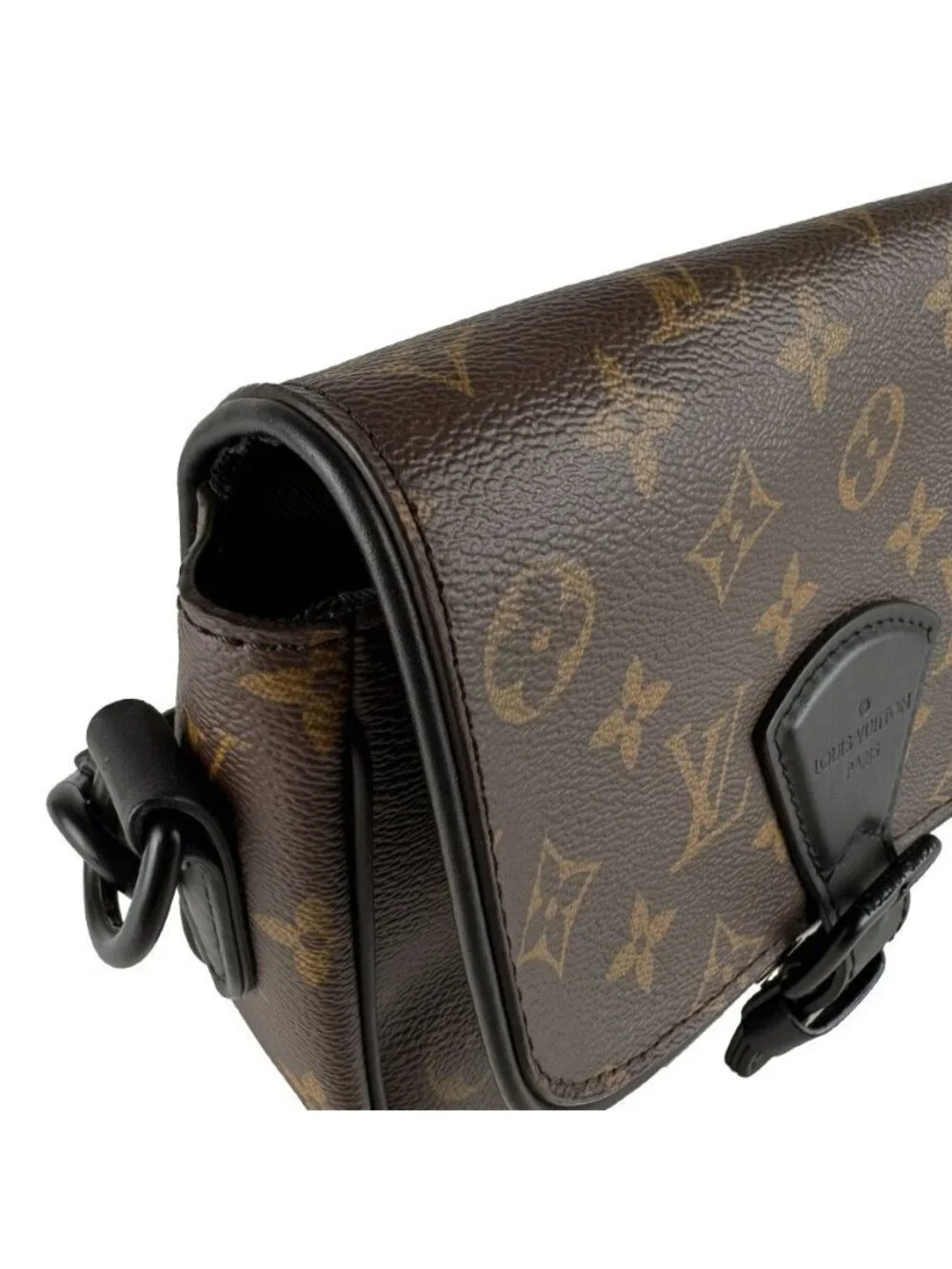 Louis Vuitton Shoulder Bag Monogram Macassar Montsouris Messenger PM